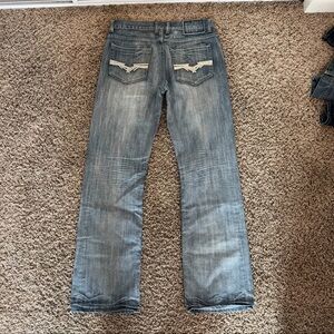 Y2K Helix Relaxed Bootcut Jeans